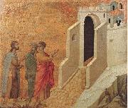 Duccio, Road to Emmaus